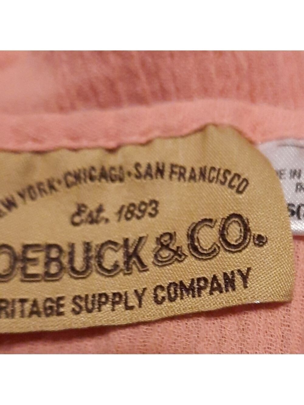 Roebuck & Co Girls Long Sleeve Blouse Size Small - Picture 4 of 6
